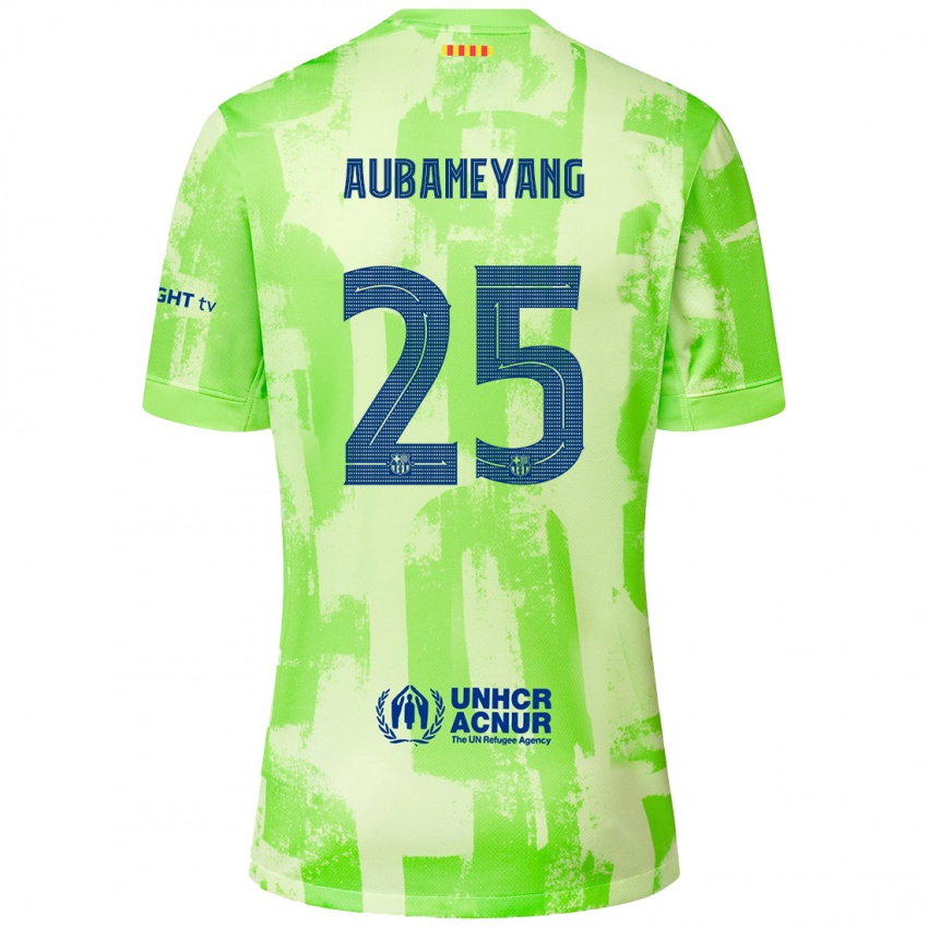 Niño Camiseta Pierre Emerick Aubameyang #25 Lima Equipación Tercera 2024/25 La Camisa Perú