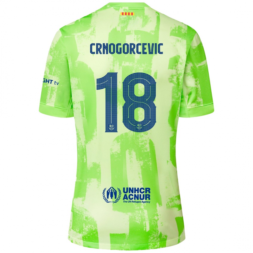 Niño Camiseta Ana-Maria Crnogorcevic #18 Lima Equipación Tercera 2024/25 La Camisa Perú