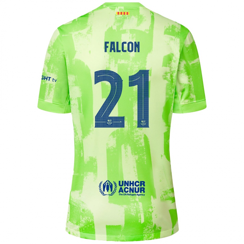 Niño Camiseta Andrea Falcon #21 Lima Equipación Tercera 2024/25 La Camisa Perú