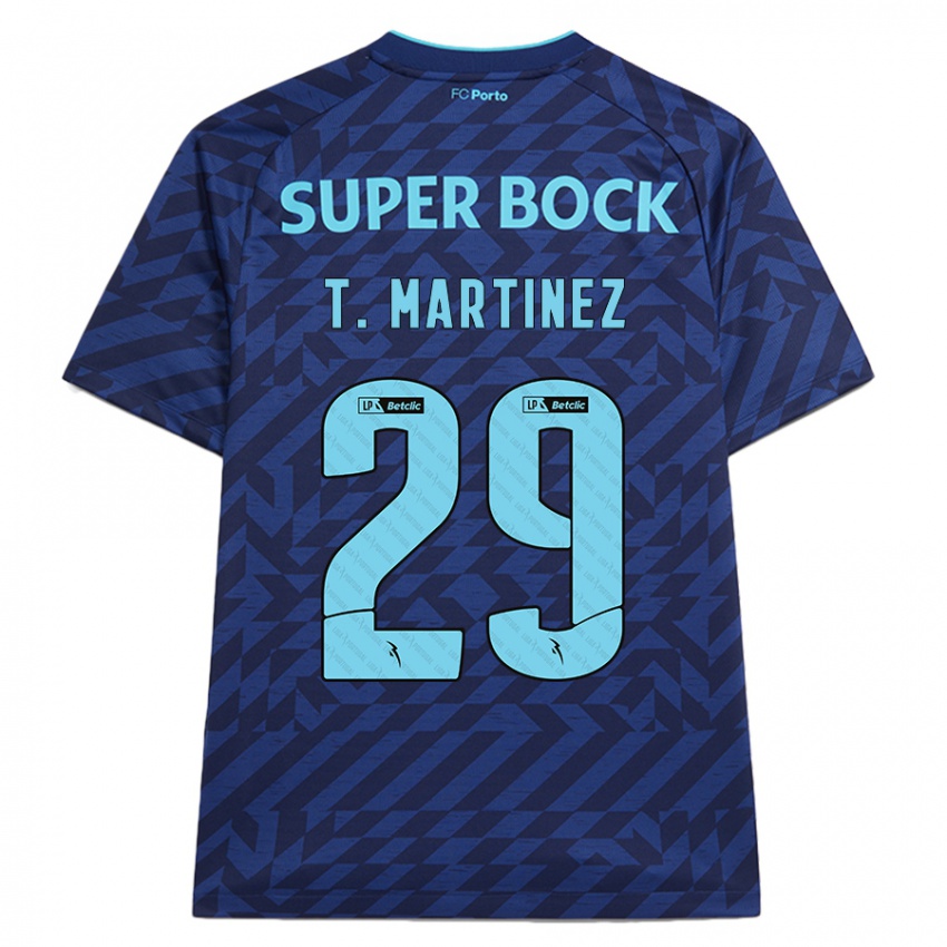 Niño Camiseta Toni Martínez #29 Azul Marino Equipación Tercera 2024/25 La Camisa Perú