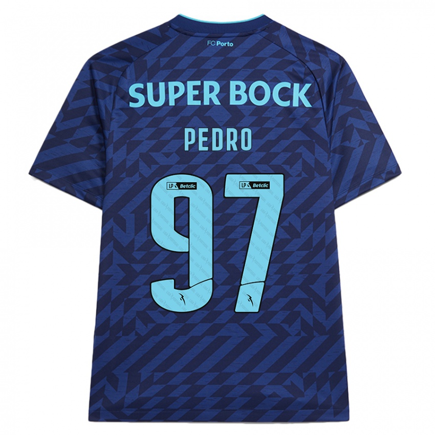 Niño Camiseta Zé Pedro #97 Azul Marino Equipación Tercera 2024/25 La Camisa Perú