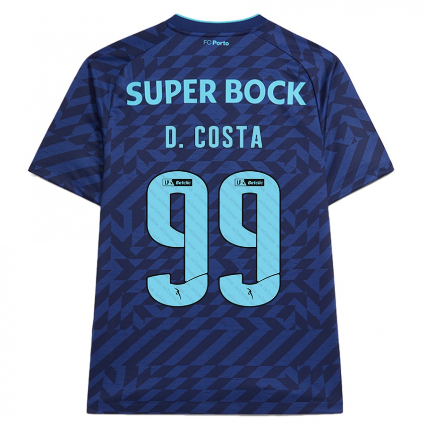 Niño Camiseta Diogo Costa #99 Azul Marino Equipación Tercera 2024/25 La Camisa Perú