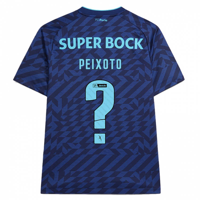 Niño Camiseta Tommy Peixoto #0 Azul Marino Equipación Tercera 2024/25 La Camisa Perú