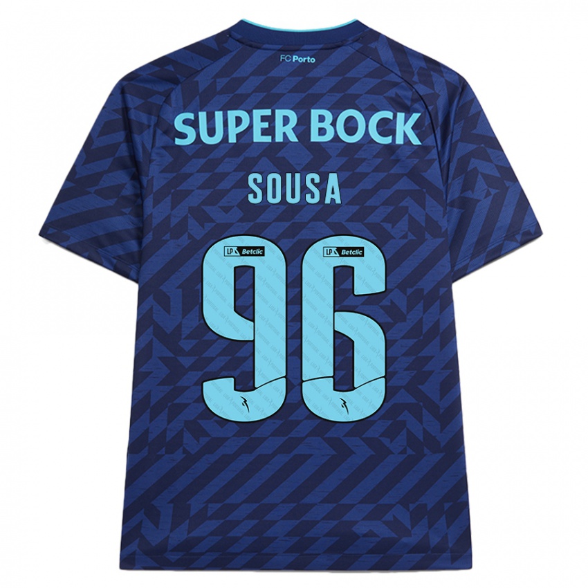 Niño Camiseta Filipe Sousa #96 Azul Marino Equipación Tercera 2024/25 La Camisa Perú