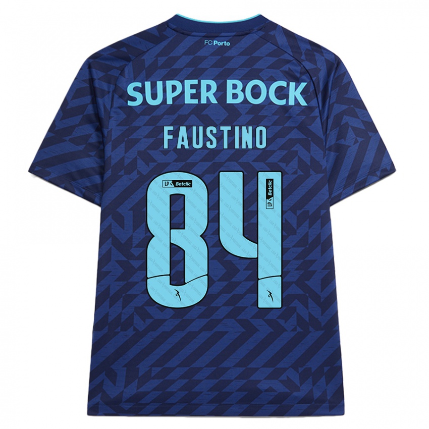 Niño Camiseta Levi Faustino #84 Azul Marino Equipación Tercera 2024/25 La Camisa Perú