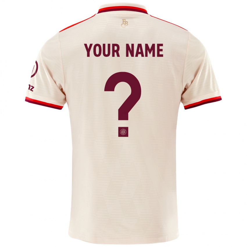 Niño Camiseta Su Nombre #0 Lino Equipación Tercera 2024/25 La Camisa Perú