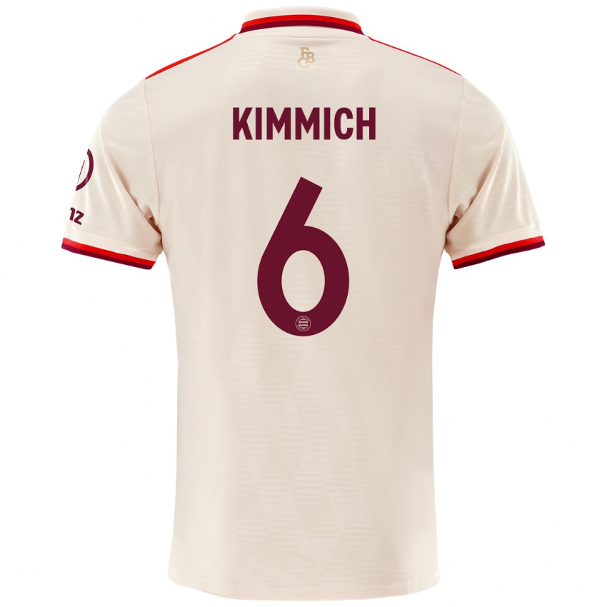 Niño Camiseta Joshua Kimmich #6 Lino Equipación Tercera 2024/25 La Camisa Perú