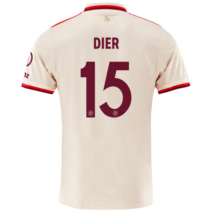 Niño Camiseta Eric Dier #15 Lino Equipación Tercera 2024/25 La Camisa Perú