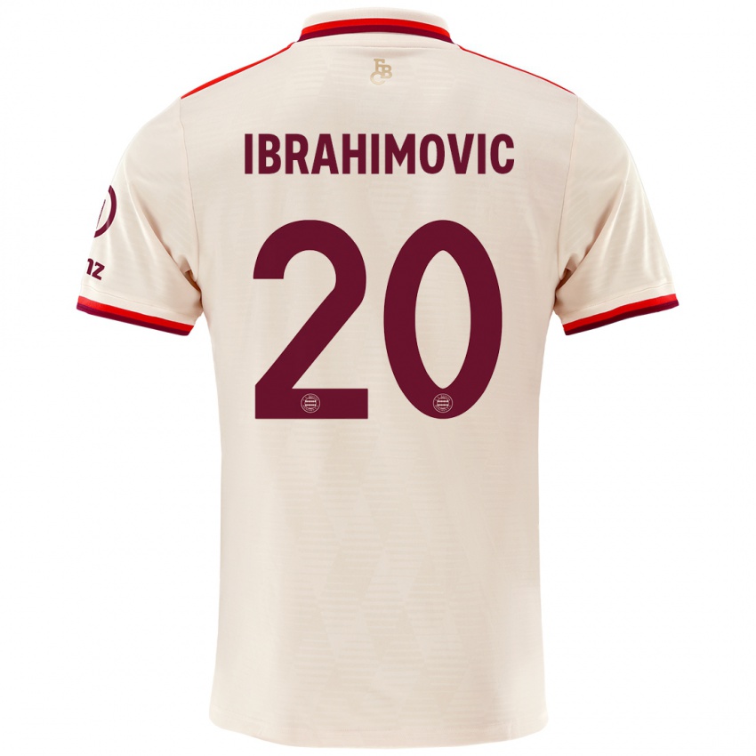 Niño Camiseta Arijon Ibrahimovic #20 Lino Equipación Tercera 2024/25 La Camisa Perú