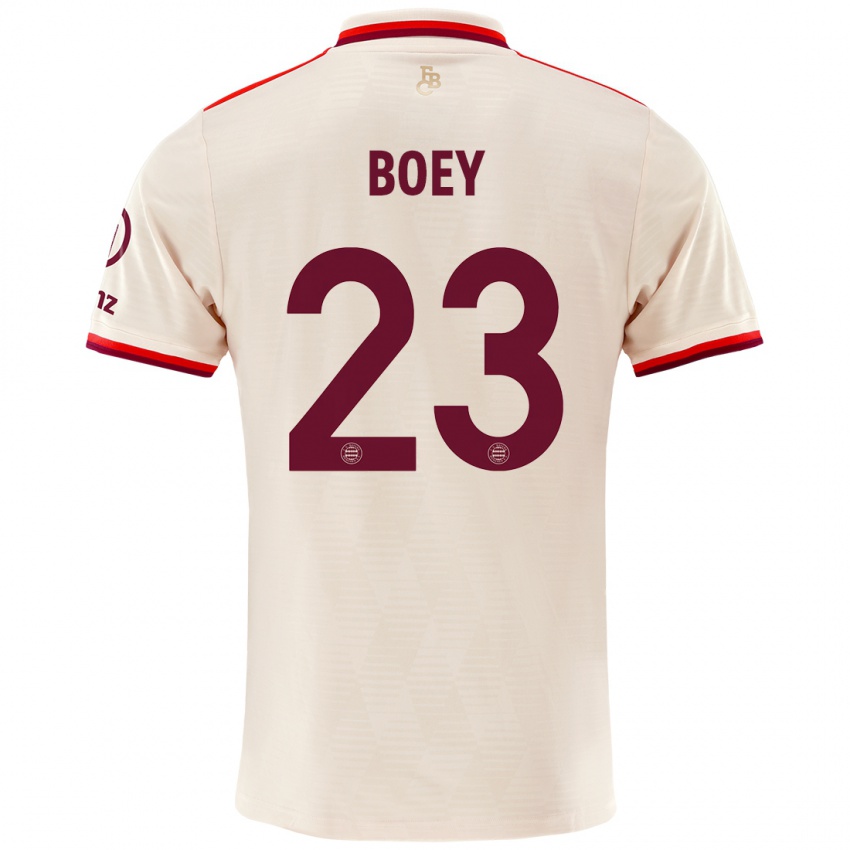 Niño Camiseta Sacha Boey #23 Lino Equipación Tercera 2024/25 La Camisa Perú