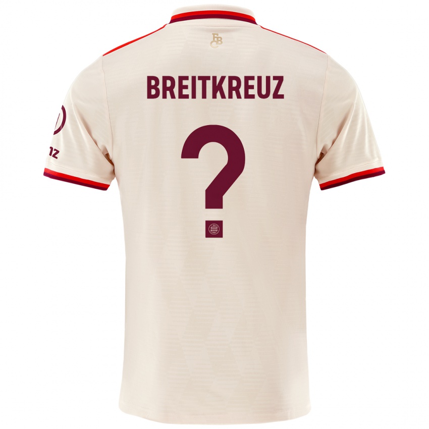 Niño Camiseta Steve Breitkreuz #0 Lino Equipación Tercera 2024/25 La Camisa Perú