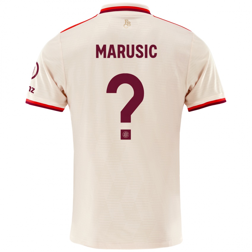 Niño Camiseta Gabriel Marusic #0 Lino Equipación Tercera 2024/25 La Camisa Perú