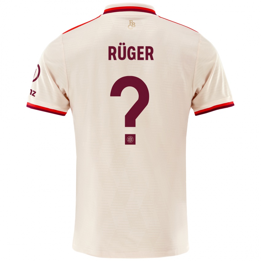 Niño Camiseta Kurt Rüger #0 Lino Equipación Tercera 2024/25 La Camisa Perú