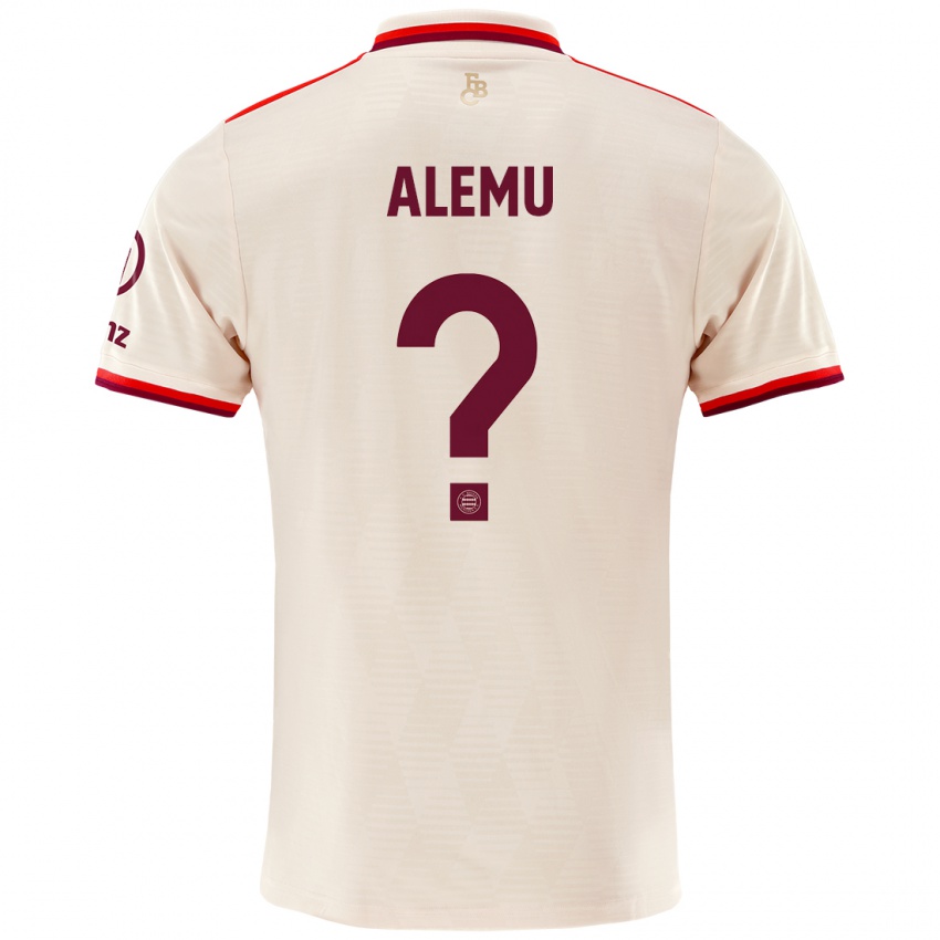 Niño Camiseta Liul-Bruke Alemu #0 Lino Equipación Tercera 2024/25 La Camisa Perú