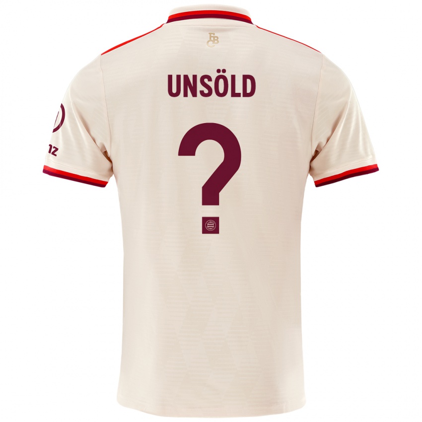 Niño Camiseta Samuel Unsöld #0 Lino Equipación Tercera 2024/25 La Camisa Perú