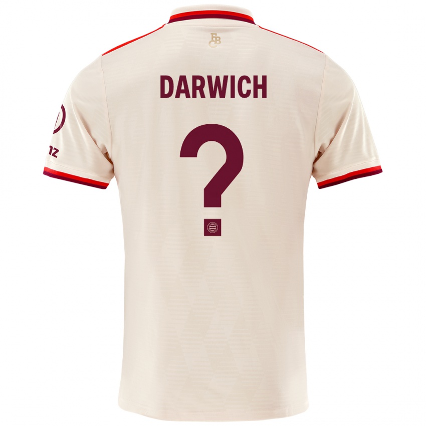 Niño Camiseta Maher Darwich #0 Lino Equipación Tercera 2024/25 La Camisa Perú