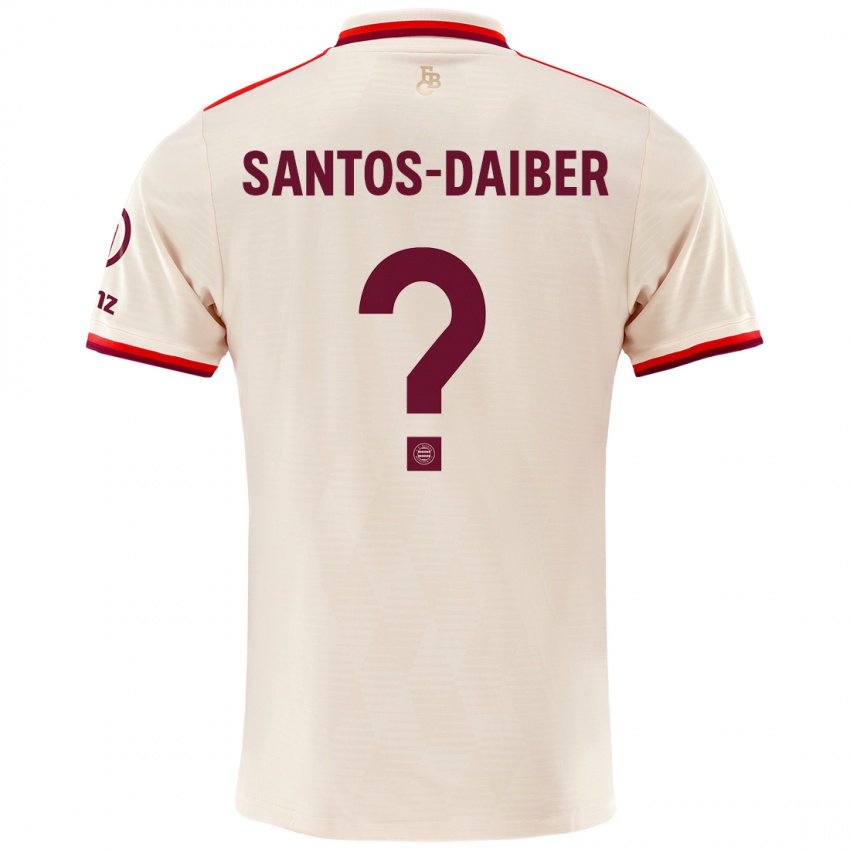 Niño Camiseta David Santos-Daiber #0 Lino Equipación Tercera 2024/25 La Camisa Perú