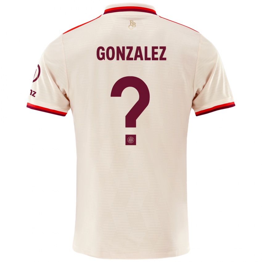 Niño Camiseta Gabriel Gonzalez #0 Lino Equipación Tercera 2024/25 La Camisa Perú