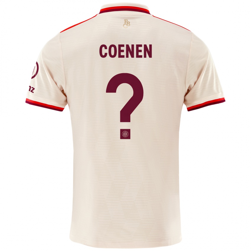 Niño Camiseta Alexander Coenen #0 Lino Equipación Tercera 2024/25 La Camisa Perú