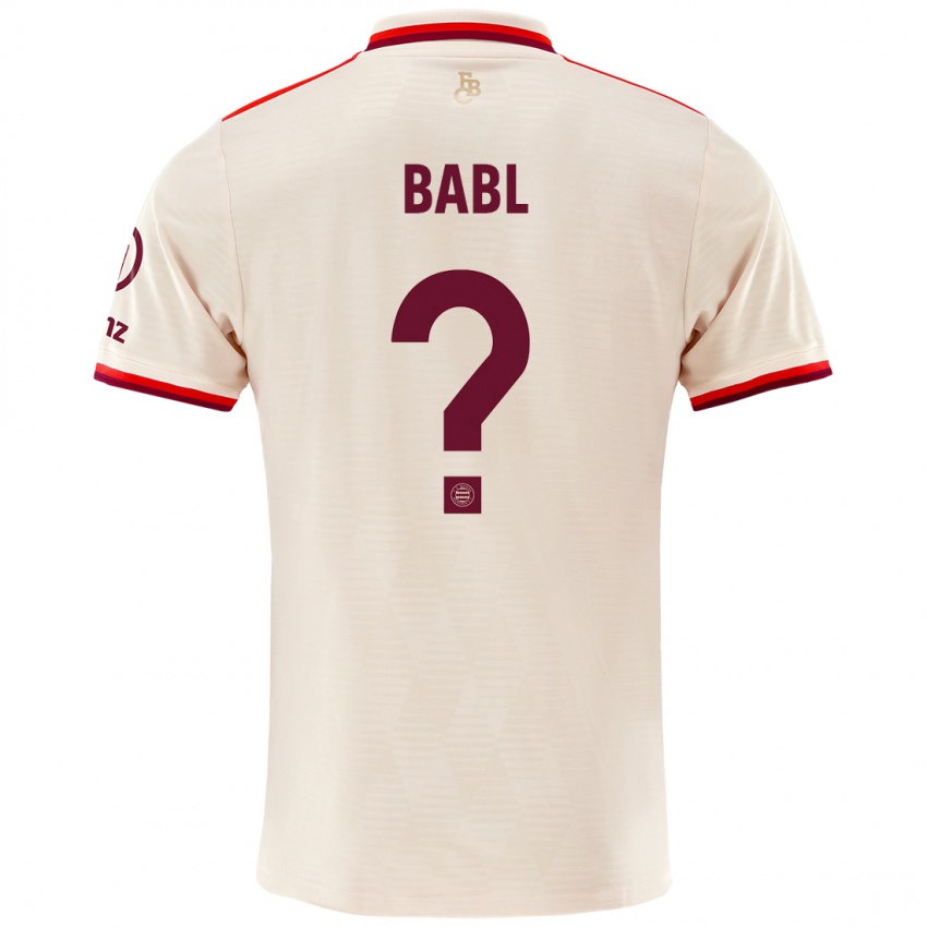 Niño Camiseta Luca Babl #0 Lino Equipación Tercera 2024/25 La Camisa Perú