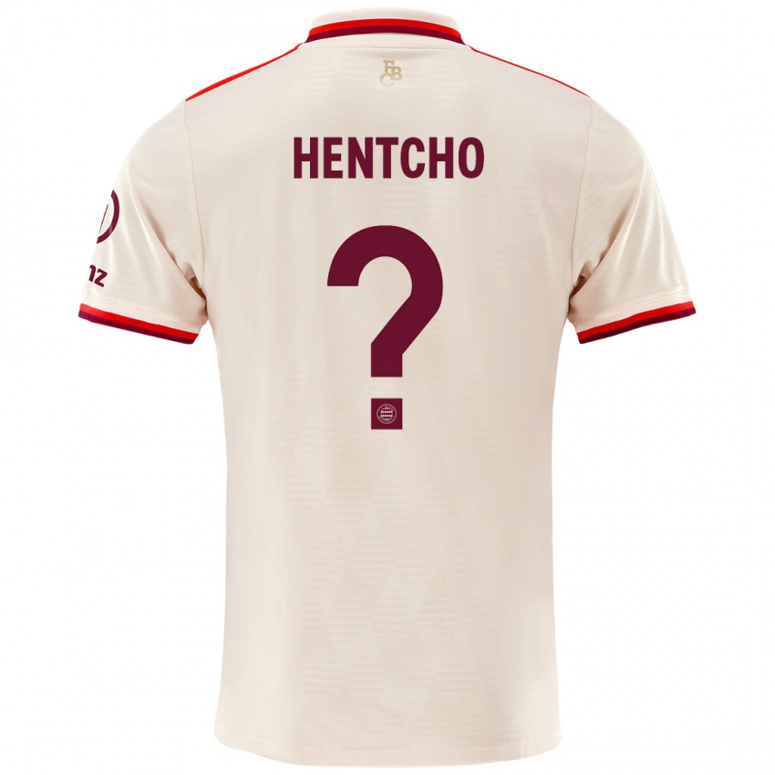 Niño Camiseta Aristide Hentcho #0 Lino Equipación Tercera 2024/25 La Camisa Perú