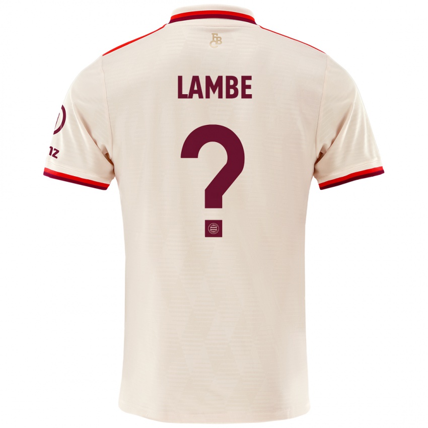 Niño Camiseta Allen Lambe #0 Lino Equipación Tercera 2024/25 La Camisa Perú