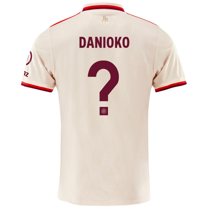 Niño Camiseta Leeron Danioko #0 Lino Equipación Tercera 2024/25 La Camisa Perú