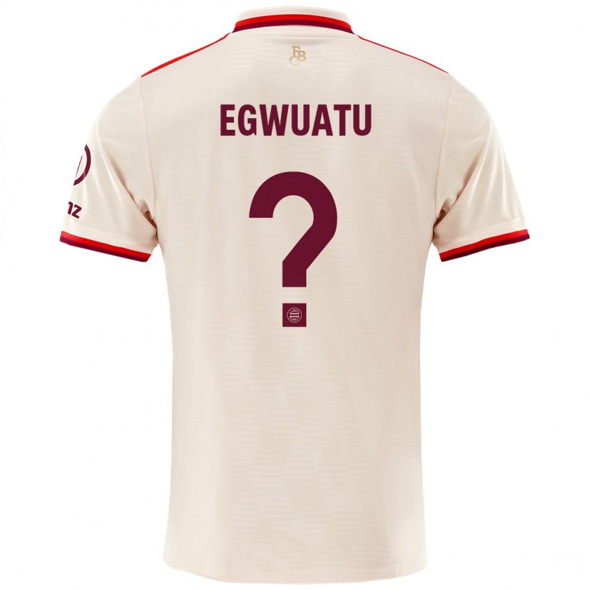 Niño Camiseta Frank Egwuatu #0 Lino Equipación Tercera 2024/25 La Camisa Perú