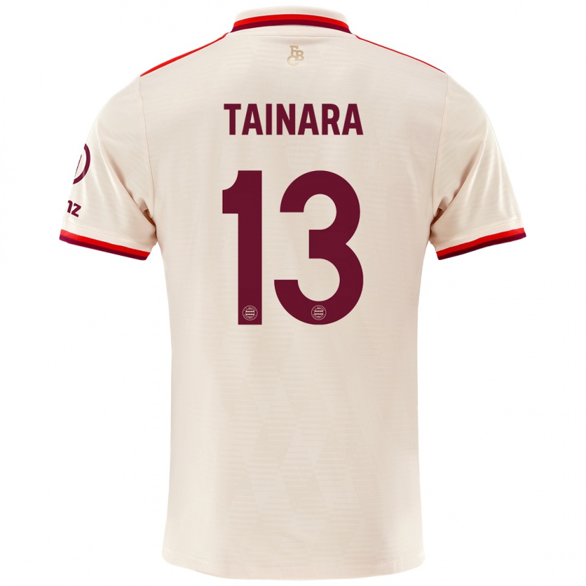 Niño Camiseta Tainara #13 Lino Equipación Tercera 2024/25 La Camisa Perú