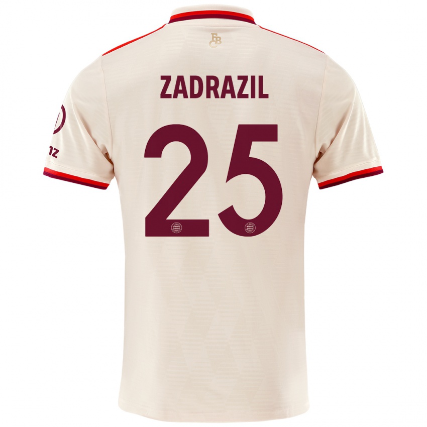 Niño Camiseta Sarah Zadrazil #25 Lino Equipación Tercera 2024/25 La Camisa Perú