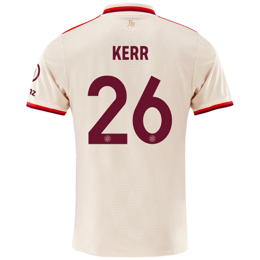 Niño Camiseta Samantha Kerr #26 Lino Equipación Tercera 2024/25 La Camisa Perú