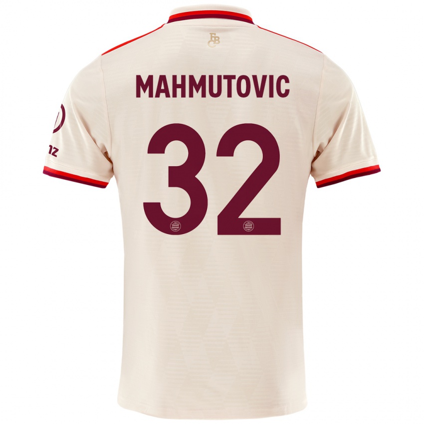 Niño Camiseta Ena Mahmutovic #32 Lino Equipación Tercera 2024/25 La Camisa Perú