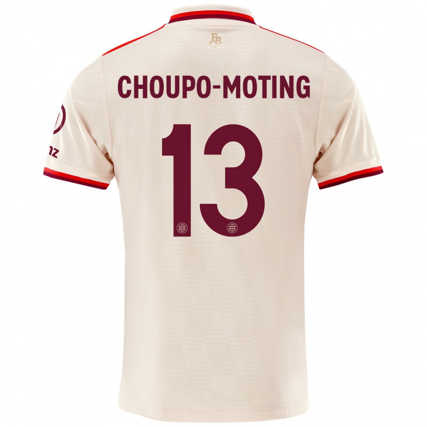 Niño Camiseta Eric Maxim Choupo-Moting #13 Lino Equipación Tercera 2024/25 La Camisa Perú