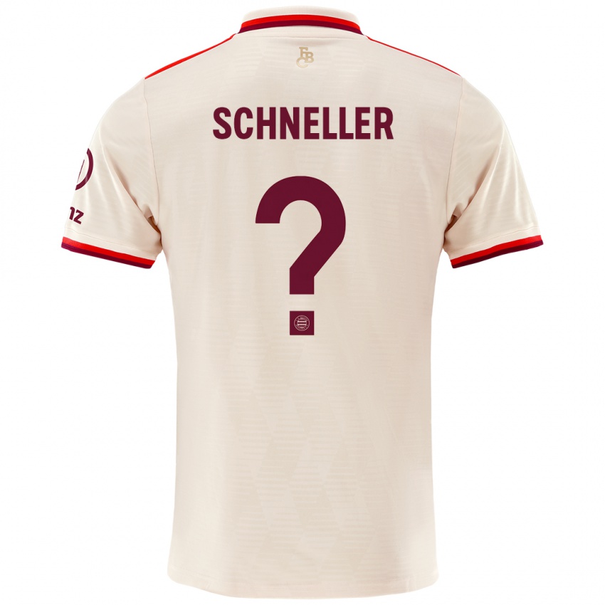 Niño Camiseta Lukas Schneller #0 Lino Equipación Tercera 2024/25 La Camisa Perú