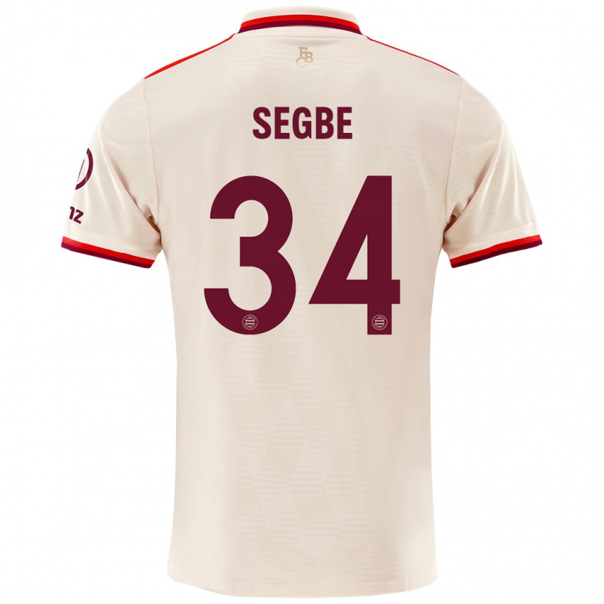 Niño Camiseta Désiré Sègbè #34 Lino Equipación Tercera 2024/25 La Camisa Perú