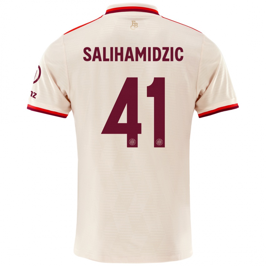 Niño Camiseta Nick Salihamidzic #41 Lino Equipación Tercera 2024/25 La Camisa Perú