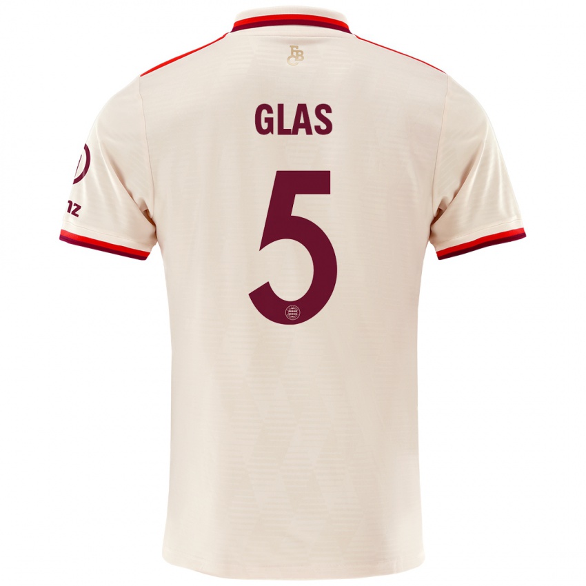 Niño Camiseta Hanna Glas #5 Lino Equipación Tercera 2024/25 La Camisa Perú