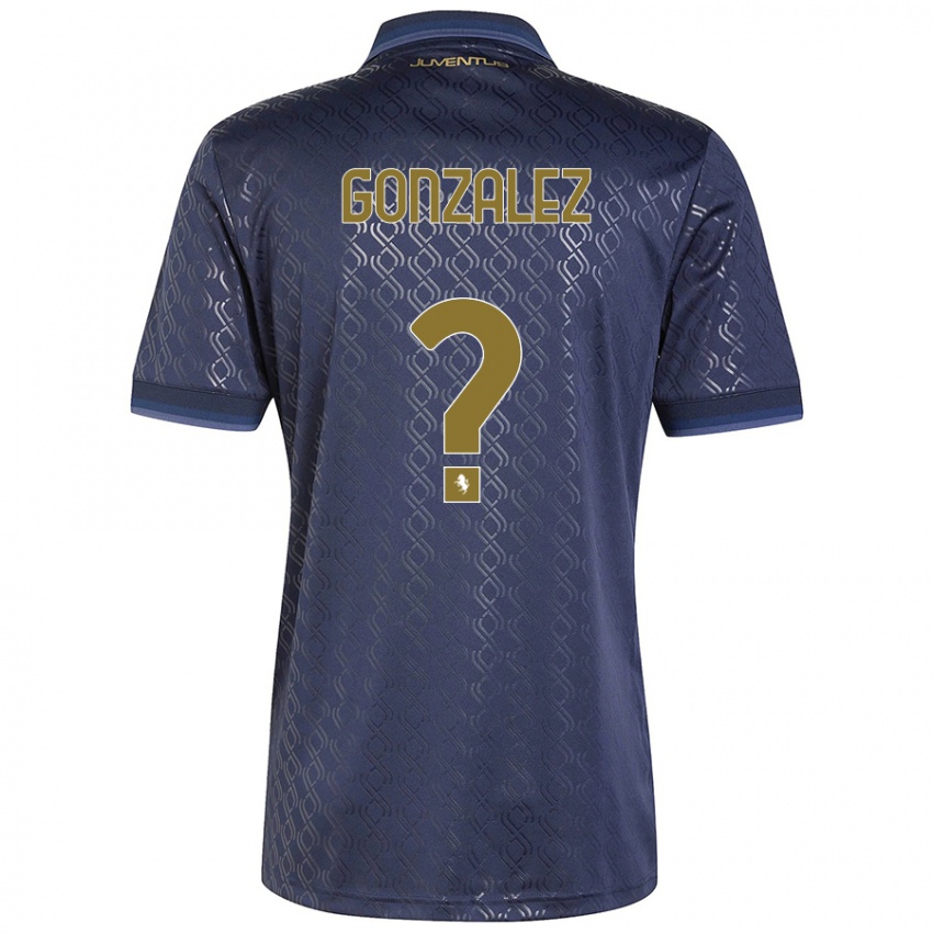 Niño Camiseta Facundo González #0 Azul Marino Equipación Tercera 2024/25 La Camisa Perú