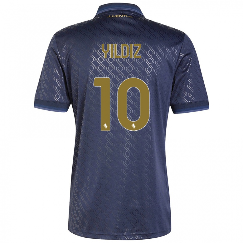 Niño Camiseta Kenan Yildiz #10 Azul Marino Equipación Tercera 2024/25 La Camisa Perú