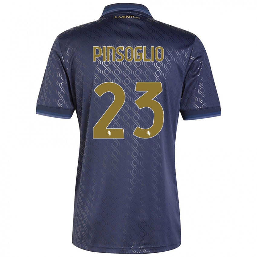 Niño Camiseta Carlo Pinsoglio #23 Azul Marino Equipación Tercera 2024/25 La Camisa Perú