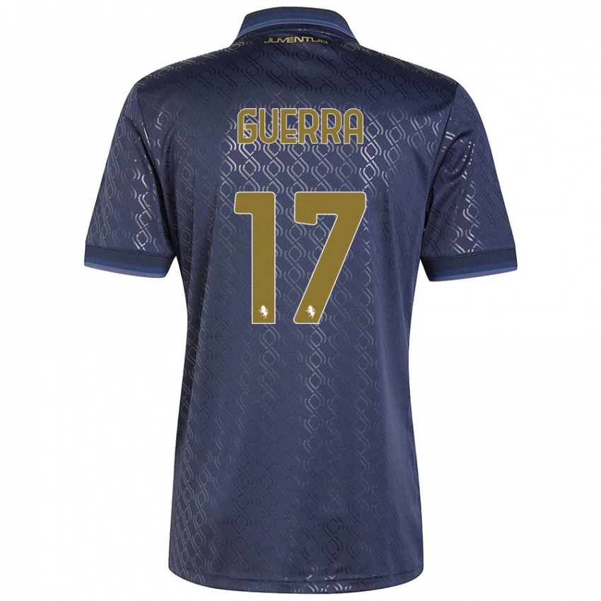 Niño Camiseta Simone Guerra #17 Azul Marino Equipación Tercera 2024/25 La Camisa Perú