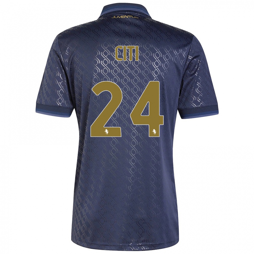 Niño Camiseta Alessandro Citi #24 Azul Marino Equipación Tercera 2024/25 La Camisa Perú