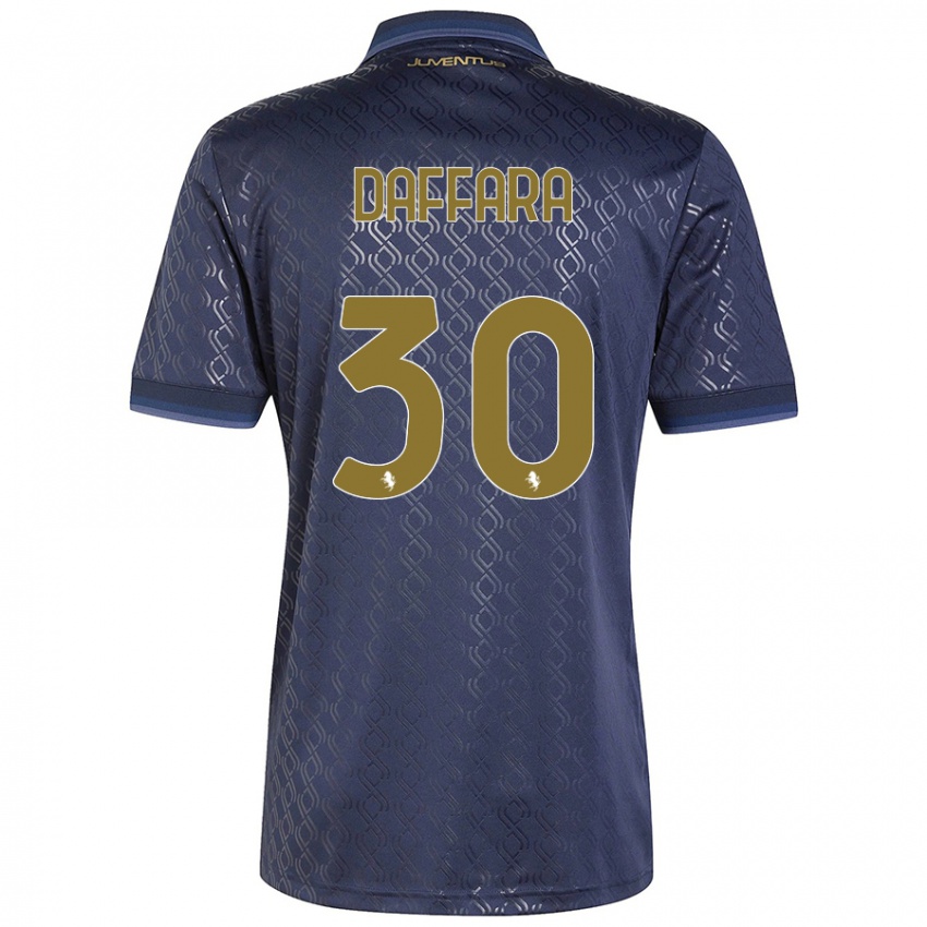 Niño Camiseta Giovanni Daffara #30 Azul Marino Equipación Tercera 2024/25 La Camisa Perú