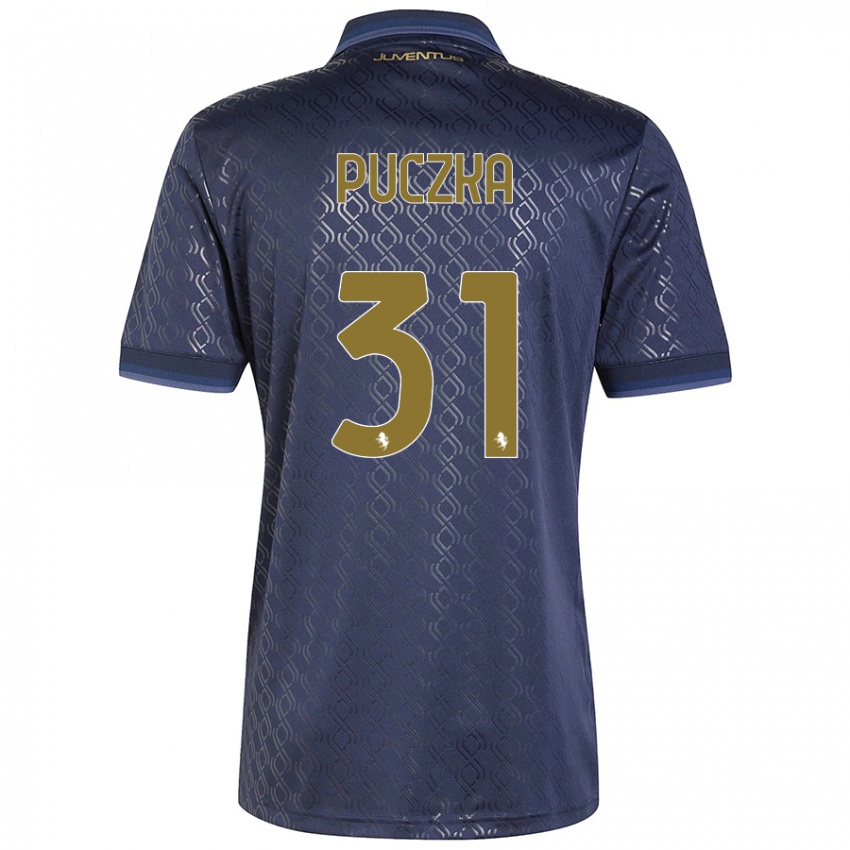 Niño Camiseta David Puczka #31 Azul Marino Equipación Tercera 2024/25 La Camisa Perú