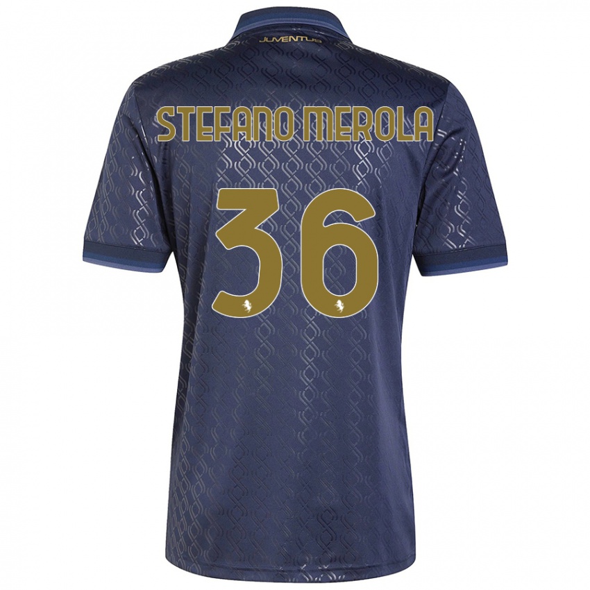 Niño Camiseta Antonio Stefano Merola #36 Azul Marino Equipación Tercera 2024/25 La Camisa Perú