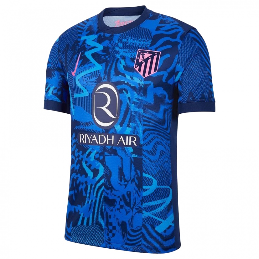 Niño Camiseta Ian Mencía #0 Azul Real Equipación Tercera 2024/25 La Camisa Perú