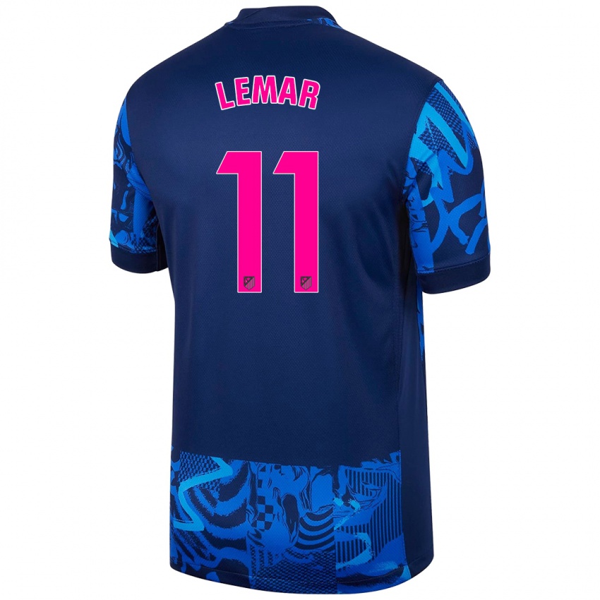 Niño Camiseta Thomas Lemar #11 Azul Real Equipación Tercera 2024/25 La Camisa Perú