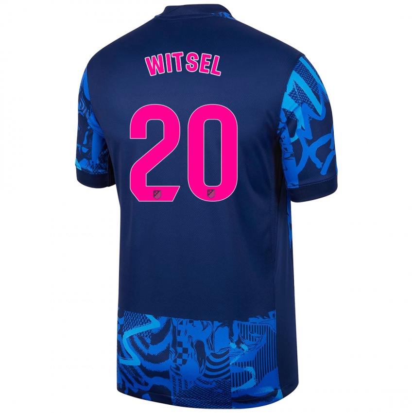 Niño Camiseta Axel Witsel #20 Azul Real Equipación Tercera 2024/25 La Camisa Perú