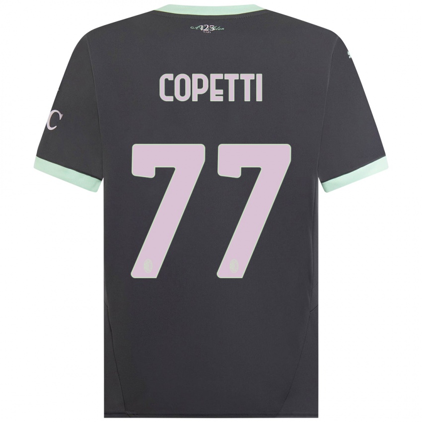 Niño Camiseta Matilde Copetti #77 Gris Equipación Tercera 2024/25 La Camisa Perú