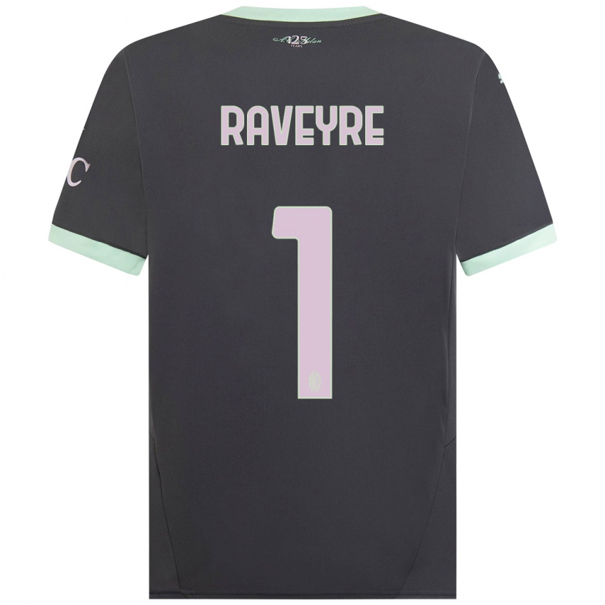 Niño Camiseta Noah Raveyre #1 Gris Equipación Tercera 2024/25 La Camisa Perú